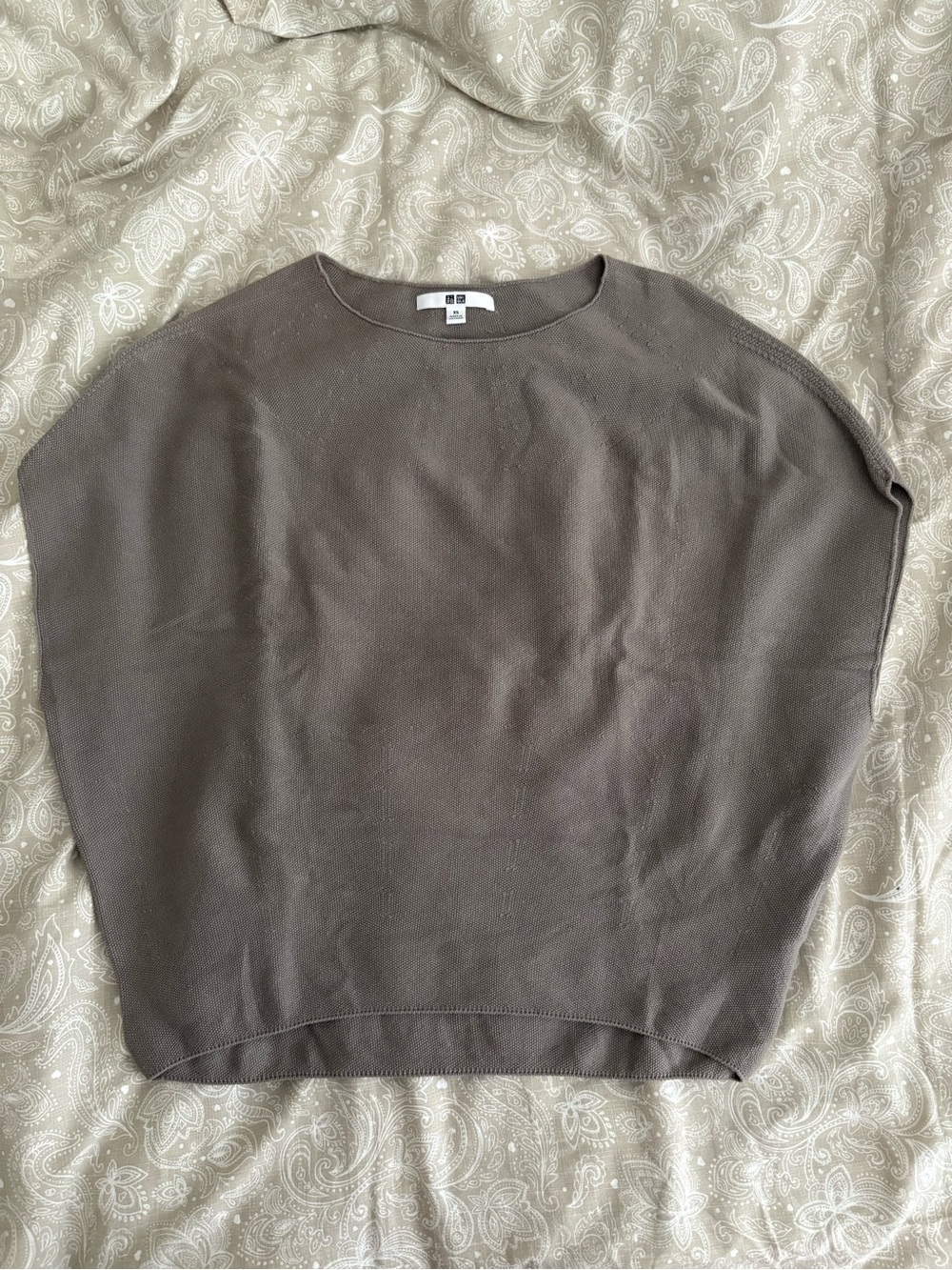 UNIQLO Women’s Tunic Top - Taupe Brown